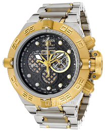 Invicta Subaqua Czarny/Stal w odcieniu złota Ø50 mm 11587