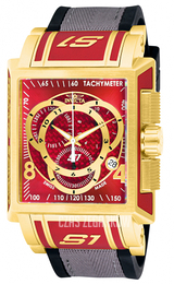 Invicta S1 Rally Czerwony/Guma Ø44 mm 11693