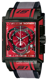 Invicta S1 Rally Czerwony/Guma Ø44 mm 11697