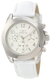 Invicta Wildflower Srebrny/Skóra Ø39 mm 11718