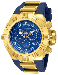 Invicta Subaqua Niebieski/Stal w odcieniu złota Ø50 mm 11796