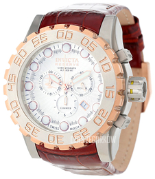 Invicta Reserve Biały/Skóra Ø52 mm 11867