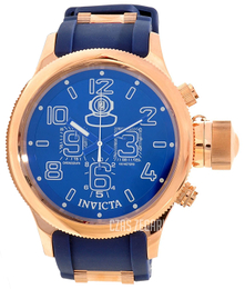 Invicta Russian Diver Niebieski/Stal w kolorze różowego złota Ø52 mm 11880