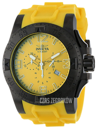 Invicta Excursion Żółty/Guma Ø49.5 mm 11911