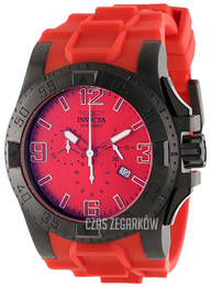 Invicta Excursion Czerwony/Guma Ø49.5 mm 11913