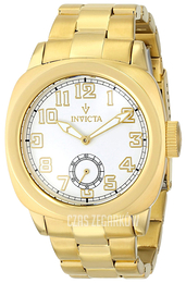 Invicta Vintage Biały/Stal w odcieniu złota Ø40 mm 12066