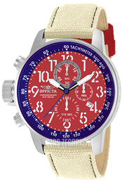Invicta Force Czerwony/Tkanina Ø46 mm 12081