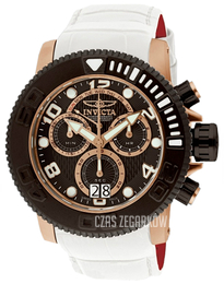 Invicta Sea Hunter Czarny/Skóra Ø50 mm 12181