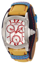 Invicta Lupah Srebrny/Skóra 12273