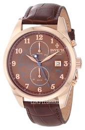 Invicta Vintage Brązowy/Skóra Ø45 mm 12389
