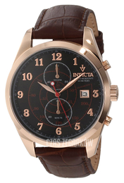 Invicta Vintage Czarny/Skóra Ø45 mm 12390