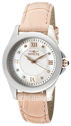 Invicta Angel Srebrny/Skóra Ø32.5 mm 12544