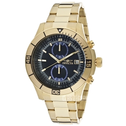 Invicta Specialty Niebieski/Stal w odcieniu złota Ø45 mm 12655