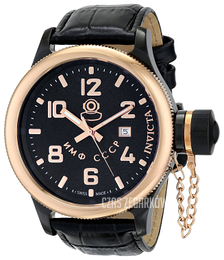 Invicta Russian Diver Czarny/Skóra Ø52 mm 12724
