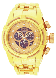 Invicta Bolt Różowe złoto/Stal w kolorze różowego złota Ø53 mm 12754