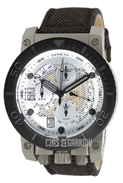 Invicta Jason Taylor Srebrny/Tkanina Ø48 mm 13052