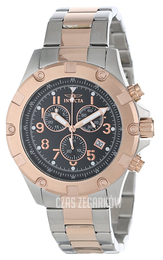Invicta Specialty Czarny/Stal w kolorze różowego złota Ø45 mm 13617