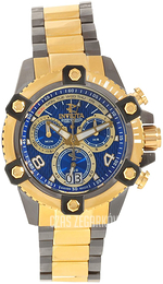 Invicta Reserve Niebieski/Stal w odcieniu złota Ø48 mm 13678