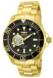 Invicta Pro Diver Czarny/Stal w odcieniu złota Ø47 mm 13709