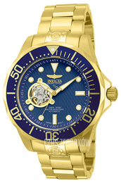 Invicta Pro Diver Niebieski/Stal w odcieniu złota Ø47 mm 13711