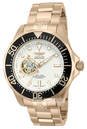 Invicta Pro Diver Biały/Stal w kolorze różowego złota Ø47 mm 13712