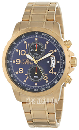 Invicta Specialty Niebieski/Stal w odcieniu złota Ø45 mm 13785