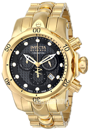 Invicta Venom Czarny/Stal w odcieniu złota Ø46 mm 13902