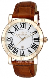 Invicta Specialty Srebrny/Skóra Ø42 mm 13971