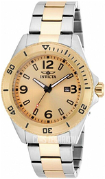 Invicta Żółte złoto/Stal w odcieniu złota Ø45 mm 13996