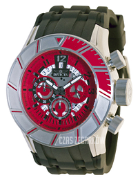 Invicta Pro Diver Czerwony/Guma Ø50 mm 14028