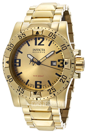 Invicta Excursion Żółte złoto/Pozlacana Ø50 mm 14036