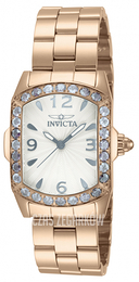 Invicta Lupah Biały/Stal w kolorze różowego złota Ø34 mm 14129