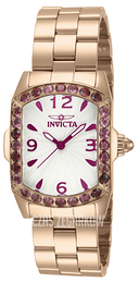 Invicta Lupah Biały/Stal w kolorze różowego złota Ø34 mm 14134