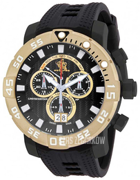 Invicta Sea Czarny/Guma Ø53 mm 14254