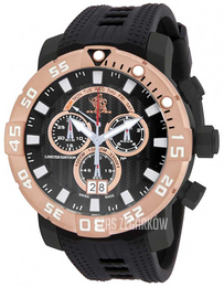 Invicta Sea Czarny/Guma Ø53 mm 14256