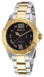 Invicta Pro Diver Czarny/Stal w odcieniu złota Ø38 mm 14352