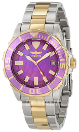 Invicta Pro Diver Purpurowy/Stal w odcieniu złota Ø41.5 mm 14354