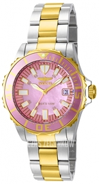 Invicta Pro Diver Różowy/Stal w odcieniu złota Ø39 mm 14355