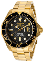 Invicta Pro Diver Czarny/Stal w odcieniu złota Ø47 mm 14356
