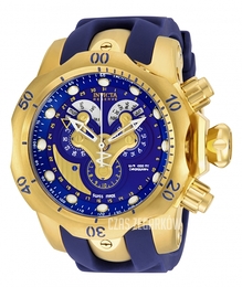 Invicta Venom Niebieski/Stal w odcieniu złota Ø54 mm 14465