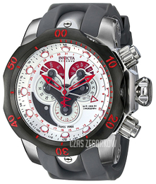 Invicta Venom Srebrny/Guma Ø53.7 mm 14467