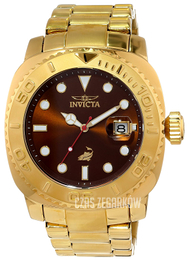 Invicta Pro Diver Brązowy/Stal w odcieniu złota Ø48 mm 14486