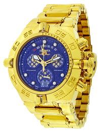 Invicta Subaqua Niebieski/Stal w odcieniu złota Ø50 mm 14498