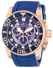 Invicta Pro Diver Purpurowy/Guma Ø52 mm 14674