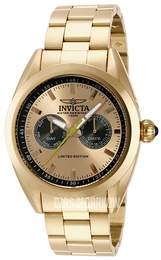 Invicta Speedway Żółte złoto/Stal w odcieniu złota Ø45 mm 14704