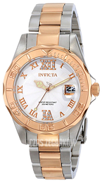 Invicta Pro Diver Biały/Stal w kolorze różowego złota Ø38 mm 14792
