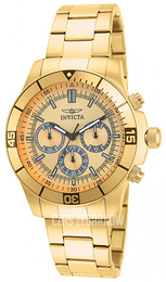 Invicta Specialty Żółte złoto/Stal w odcieniu złota Ø45 mm 14808