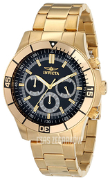 Invicta Specialty Czarny/Stal w odcieniu złota Ø45 mm 14809