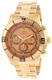 Invicta Specialty Brązowy/Stal w odcieniu złota Ø45 mm 14810