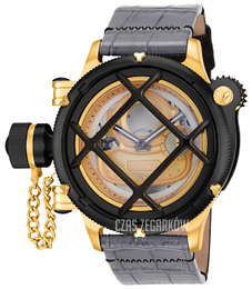Invicta Russian Diver Żółte złoto/Skóra Ø50 mm 14816
